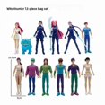 thumbnail image 5 of 12Pcs/Set Kpop Action Figure Toy Derpy Tiger Rumi Mira Zoey Sussy Figurine Doll Anime Collection Gift, 5 of 5