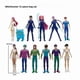 thumbnail image 5 of 12Pcs/Set Kpop Action Figure Toy Derpy Tiger Rumi Mira Zoey Sussy Figurine Doll Anime Collection Gift, 5 of 5