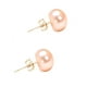 thumbnail image 3 of Aretes Perla Cultivada Rosa Suave Natural y Oro 14K GREG J.M. Clásico, 3 of 5