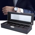 thumbnail image 4 of Vitrina De Reloj, Caja De Reloj Organizadora De Reloj De Pulsera, Joyería Para Oficina De Relojes En Casa, 4 of 7