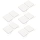 thumbnail image 5 of 10 parches de electrodos de 7 x 10 cm, almohadillas de repuesto reutilizables para unidad TENS, hidrogel adhesivo para electroterapia, apertura de 2,5 mm/0,098 pulgadas, 5 of 15