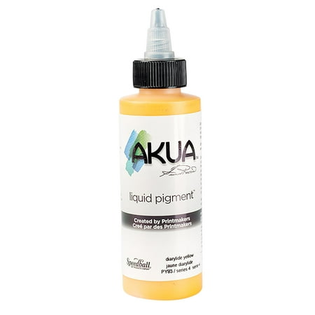 UPC: 0893419000026 | Speedball Akua Liquid Pigment Diarylide Yellow 4 oz.