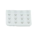 thumbnail image 1 of relayinert Extension Strap Bra Extenders Buckle 4 Hook Breathable Practical Accessories Adjustable Replacement 3 Rows Underwear white, 1 of 5