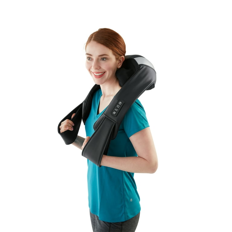 MorningSave: NURSAL Neck & Shoulder Massager with Heat and Adjustable  Intensity & Speed