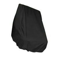 WASHWEPE 1Set Boat Seat Cover Black 210D Material for Marine Protection