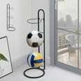 thumbnail image 1 of Vertical Ball Storage Rack 3 Tier Freestanding Sports Organizer for Basketball Football Volleyball, 1 of 8