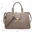thumbnail image 4 of Bolso Dasein, cartera con asa en la parte superior, de piel vegana, 4 of 6