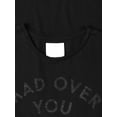 thumbnail image 3 of Ma Croix Womens Graphic Print Mad Over You Lightweight T Shirt, 3 of 6