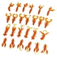 thumbnail image 2 of 25pcs Silicone Doux Crevettes Pêche en Mer Leurres S'Attaquer Gigue Wobbler Réutilisable, Haute Ténacité, 3 Options de Couleur, des Actions Réalistes, 2 of 7