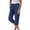 Dark Blue, variant on Women's Effortless Everyday Casual Pants With Classic Solid Color Midi Fit Non Static Non Non Ingredient Labeling Soft Knit Comfort For All Day Wear Stretchy Business Casual Pants for Women