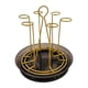 thumbnail image 3 of Soporte para secar tazas, estante para botellas con bandeja de drenaje, soporte resistente para árbol de tazas de té, estante para escurrir tazas, org B Oro, 3 of 9