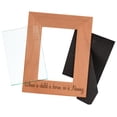 thumbnail image 2 of ThisWear Gifts For All By Rachel Olevia Mother's Day Gift Child is Born So is Nanny Natural Wood Engraved 4x6 Portrait Picture Frame Wood, 2 of 6