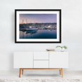 thumbnail image 2 of The Harbor at Sunset, Santa Barbara - Santa Barbara California Photography Harbor Boat Nautical Seascape Sunset Coast Maritime Black Framed Wall Art Print 20 x 30 inches, 2 of 4