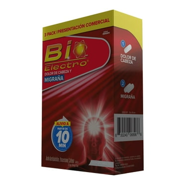 BIO ELECTRO ?CIDO ACETILSAL?CILICO DOLOR DE CABEZA Y MIGRA?A 3 PIEZA(S)