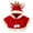 Red, variant on Boy And Girl Winter Cloak Christmas Girl's Baby Cloak Cartoon Coat Toddler Boy Winter Jacket
