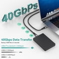 thumbnail image 3 of Cable USB-C a USB-C FDBRO USB 4 8K @60Hz Vídeo 240 W PD 3.1, 3 of 7