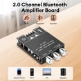 thumbnail image 2 of Placa amplificadora Daakro ZK-1002T 2x100W Bluetooth AUX 12-24V, 2 of 8