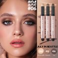 thumbnail image 4 of FOCALLURE 3 Pcs No Crease Shimmer & Matte Eyeshadow Sticks with Blending Sponge Brush,July In Seattle, 4 of 6