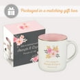 thumbnail image 6 of Christian Encouragement Gifts for Women - Pink Coffee Mug with Gold Metallic Accents and Scripture Verse"Strength and Dignity" Proverbs 31:25 Cute Coffee Mug for Women (14-Ounce Ceramic), 6 of 6