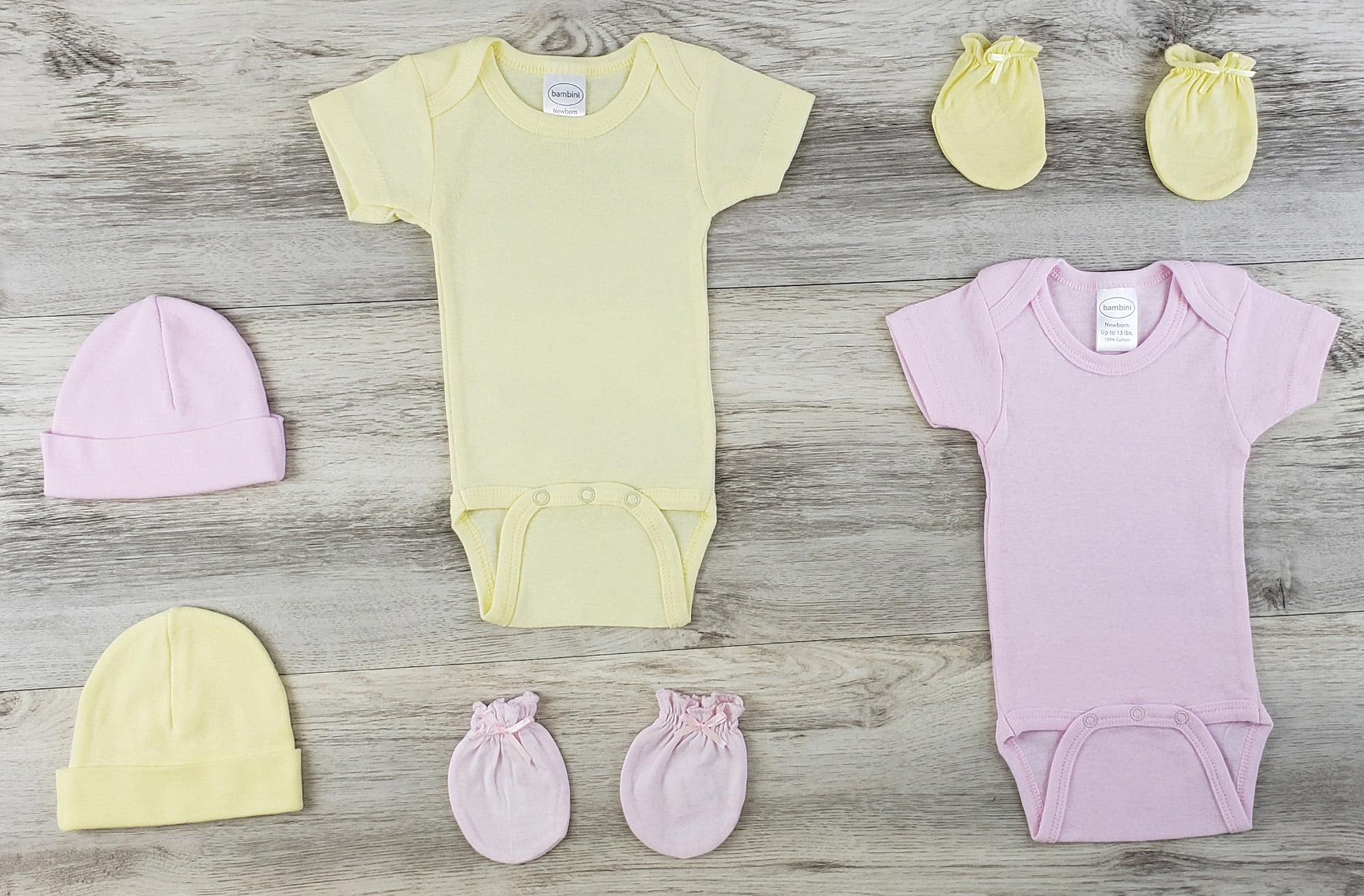 Bambini 7 Pc Layette Baby Clothes Set - Newborn