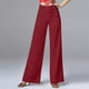 thumbnail image 2 of Pantalones de baile nuevos de cintura alta para mujer Pantalones de baile social de pierna ancha, 2 of 8