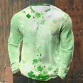 thumbnail image 1 of SBYOJLPB Hauts Décontractés à Manches Longues et Col Rond pour Hommes pour la Saint-Patrick, 1 of 5