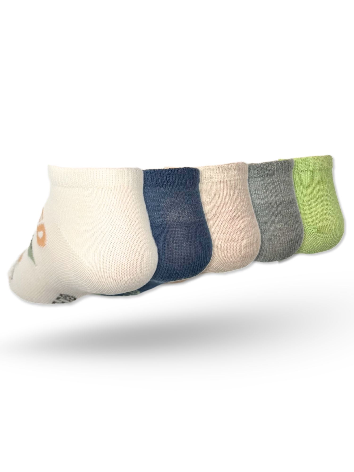 Star Wars the Mandalorian & Grogu Boys No-Show Socks, 5-Pack, Sizes S/M-M/L