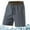 Gray, variant on USNSM (M-5XL) Big and Tall Mens Workout Shorts with Zip Pockets Quick Dry Lightweight Gym Athletic Shorts Linerless Running Shorts Black XXXXXL