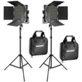 thumbnail image 1 of Panel De Luz NEEWER Kit De 2 Led 660, 2 Stands , 2 Barndoor, 1 of 4
