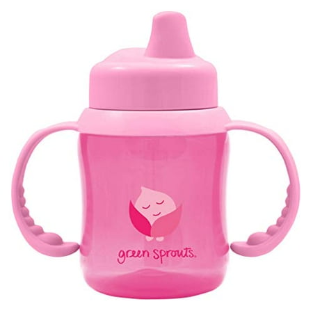 Green Sprouts Non-Spill Sippy Cup Pink 6-12 Months - 1 ct