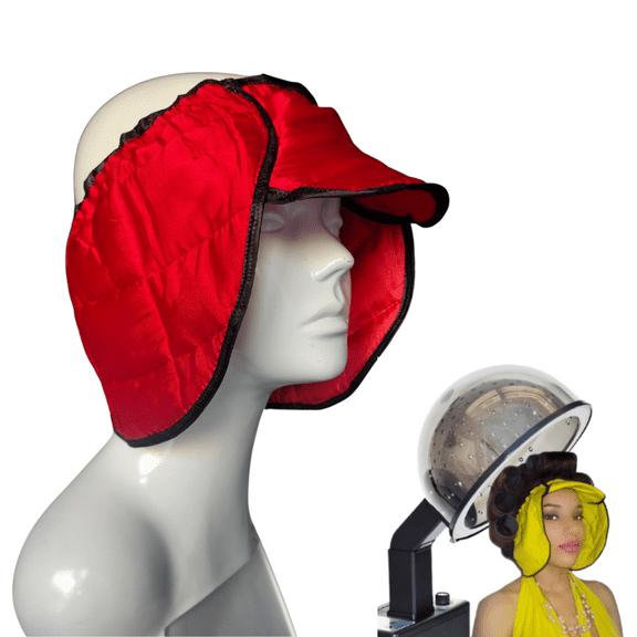 Hairdryer Beauty Heat Shield Complete Protection from Hot Hair Dryers and Hair Steamers (Blac Cherry)