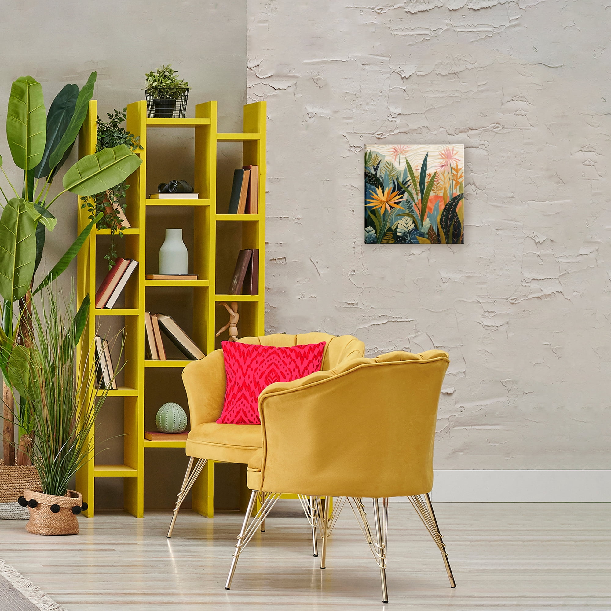 Stupell Industries Tropical Botanical Embrace Canvas Wall Art, design by Lazar Studio