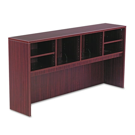 Alera Alera Valencia Series Open Storage Hutch, 70-5/8w x 15d x 35-1/2h, Mahogany