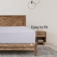 thumbnail image 6 of Hotel Quality Fitted Sheet Deep Pocket Breathable Soft Elastic Mattress Sheets, 6 of 15