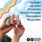 LEMON-LIME Electrolyte Tablets for Daily Hydration (8 Tubes, 80 Servings)