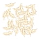 thumbnail image 1 of 25X Feather de Natural Forma Adornos de para Bricolaje Scrapbooking, 1 of 7