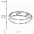 thumbnail image 4 of Diamond Sterling Silver Rhodium-Plated Jacket Ring, 4 of 7