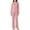 Pink Love, variant on LANBAOSI Women's Pajama Set Heart Print Soft Breathable Sleepwear, 2-Piece Size S