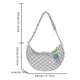 thumbnail image 5 of Bolsa de hombro de Media luna Ehuebsd suave informal Para axilas a la moda Para viajes gris, 5 of 9