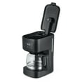 thumbnail image 3 of Mainstays 5 Cup Programmable Coffee Maker, Black, Glass Carafe, 3 of 8