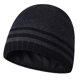thumbnail image 1 of Gorro de invierno cálido de punto con puños lisos y estilo trineo, 1 of 5