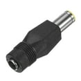 thumbnail image 1 of Adaptador de conectores DC Uxcell, macho de 8 mm a hembra de 5.5 mm, conector de barril de cobre, 1 of 1