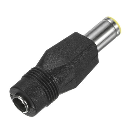 Uxcell DC Connectors Adapter, 8mm Male to 5.5mm Female, Copper Barrel Connector