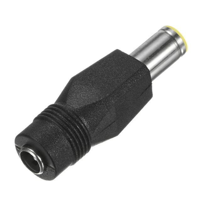 Adaptador de conectores DC Uxcell, macho de 8 mm a hembra de 5.5 mm, conector de barril de cobre