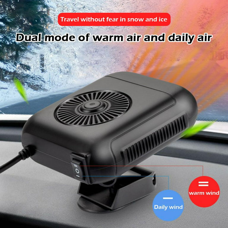Calefactor para auto portatil 12 V calentador de coches 150 w para invierno