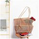thumbnail image 5 of Mesh Beach Bag, Handbag Beach Bag Women's Large Foldable Multi-pocket Travel Bag, 5 of 5