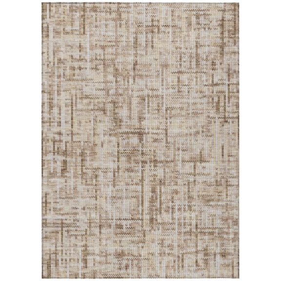 Dalyn Rugs Machine Washable Indoor/Outdoor Chantille ACN2130 Brown 2'6" x 3'10" Rug