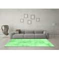 thumbnail image 3 of Ahgly Company Indoor Square Abstract Emerald Green Contemporary Area Rugs, 8' Square, 3 of 4