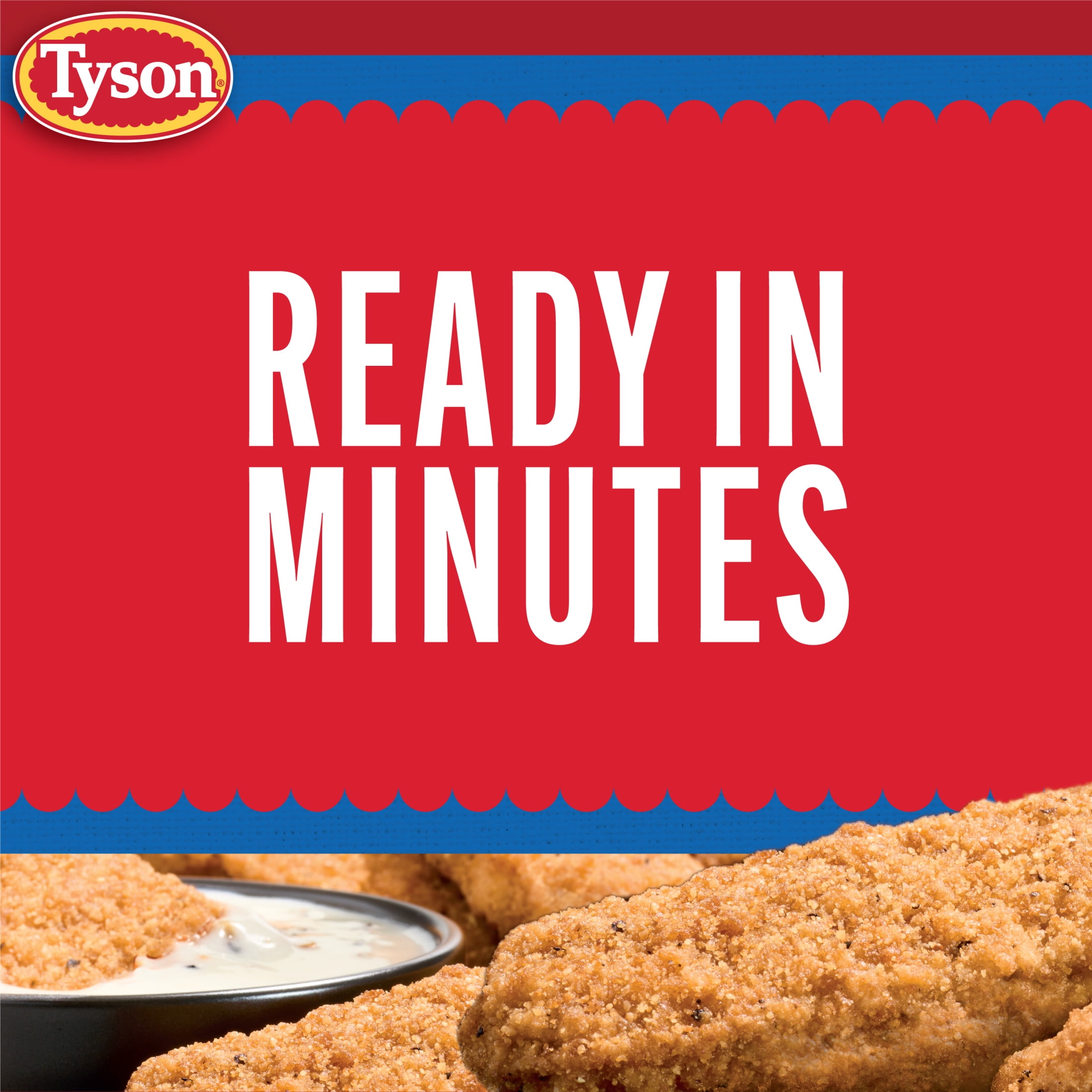 Tyson Steak Fingers with Gravy Mix, 22.75 oz (Frozen, Fully Cooked)
