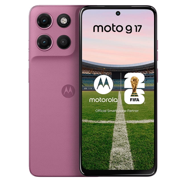 Smartphone Motorola moto G17 Dual SIM 256GB 4+8GB RAM Rosa Desbloqueado